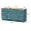 Base de meuble-lavabo simple 66 po seulement-95278076