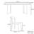 High-end light luxury rectangular dining table set-104235155