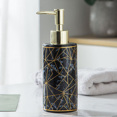 Distributeur de savon Nordic Golden Marble