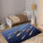 Chic Floral Design Non Woven Soft Type Printed Rug Perfect for Adding a Touch of Elegance to Any Room in Your Home-114321012