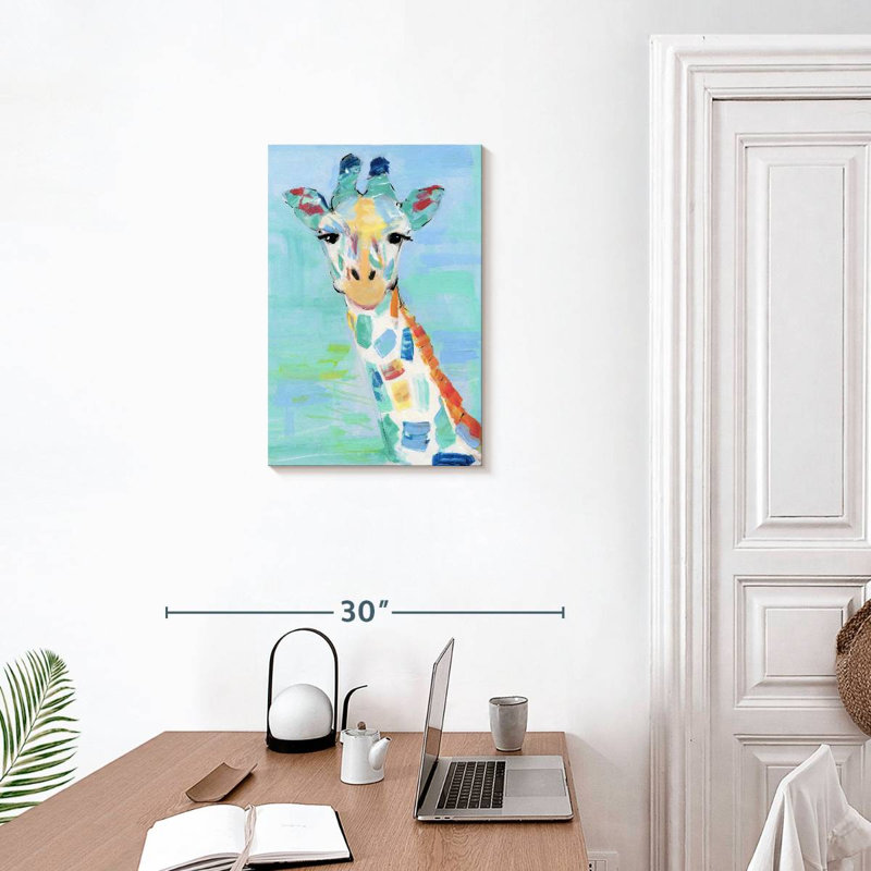 Girafe fraîche, H 24 po x l 16 po