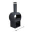Circle Steel Smokeless Chimnea