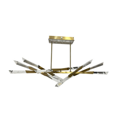 Modern 12 Light LED Crystal Chandelier