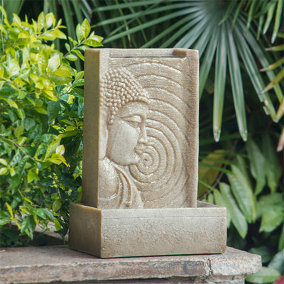 Fontaine bouddha d'intérieur 9 x 6,5 x 14 po