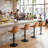 Modern Height Adjustable Swivel Bar Stools Upholstered Leather Barstool Kitchen Island Chairs with Metal Frame-1879254797