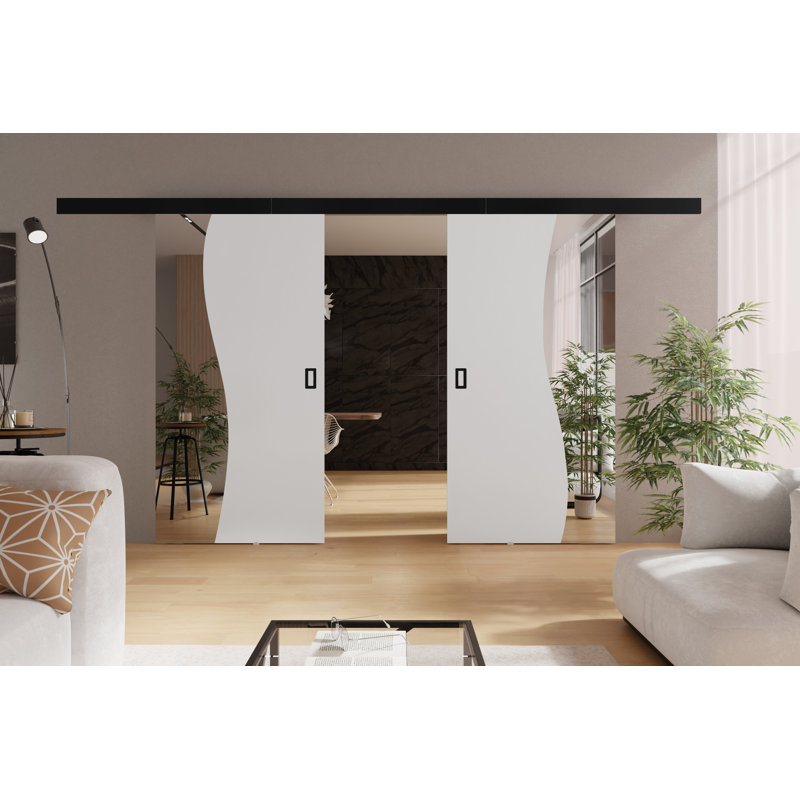 Benius 2 Door, White, 214cm x 205cm