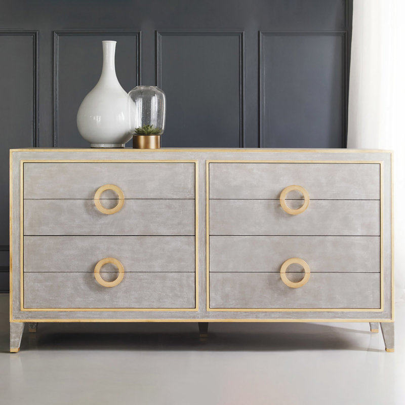 Modern History 8 - Drawer Solid Wood Dresser