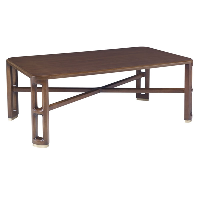 Duval Solid Wood Cocktail Table, Spoleto Dark