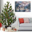 Toile encadrée, décoration murale, peinture de Noël, décoration de maison d'hiver, cadeau pour Noël, bureau, salle à manger, salon, salle de bain, décoration de chambre à coucher-951813828