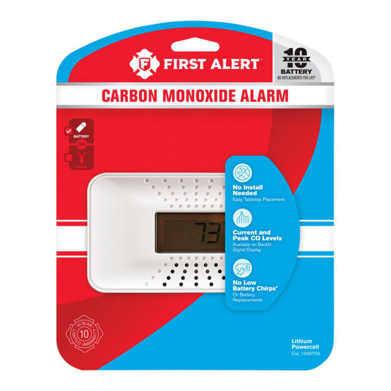 First Alert Wall Mounted Carbon Monoxide Detector