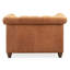 Lyon Full-Grain Genuine Italian Leather Lounge Chair-459791821