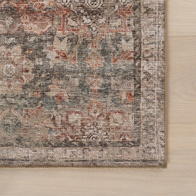 Genevra Floral Area Rug, Rectangle 4' x 6'