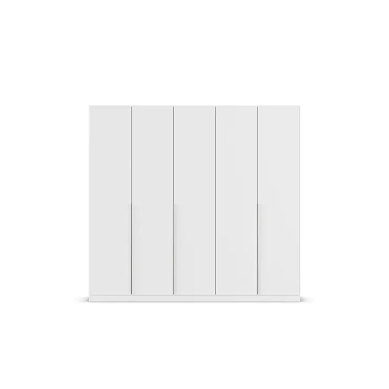 Alabama 2 Door Wardrobe, Alpine White, 210 cm H x 226 cm W x 54 cm D, Basic