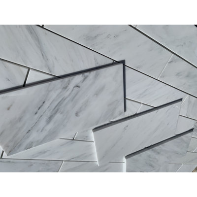 Oriental White 6"x12" Polished Subway Tile