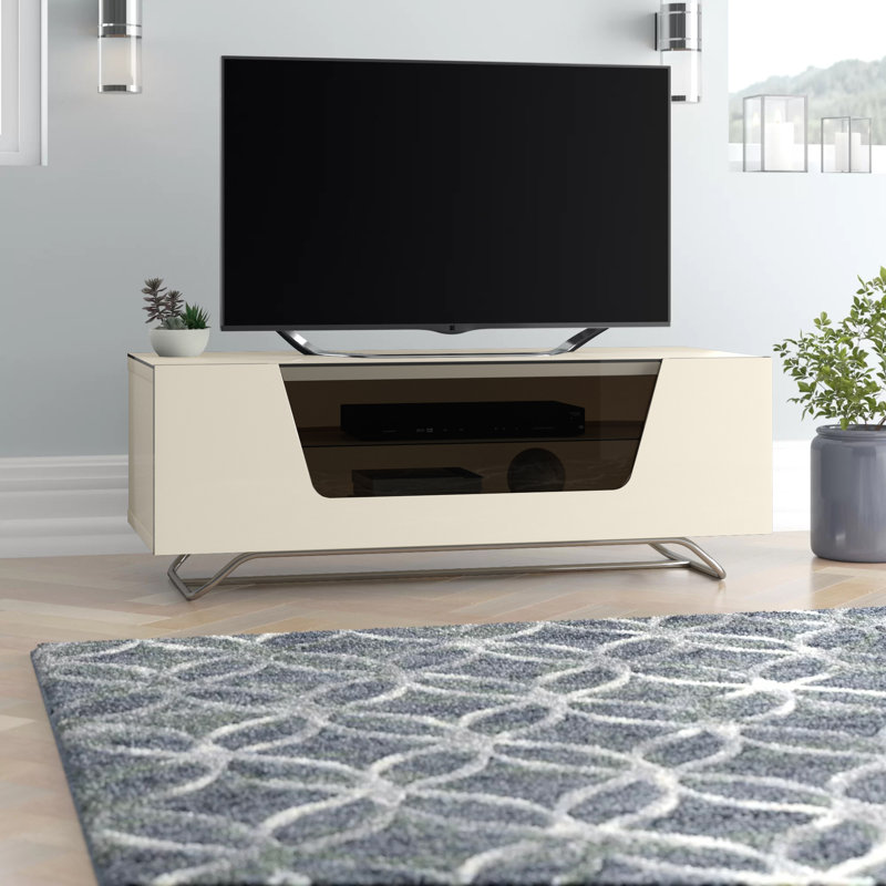 Affleck Unfinished TV Stand for TVs up to 50", Ivory