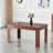 Extendable Rectangular Dining Table with Drop Leaves - Walnut Finish, Space-Saving