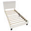 Lit plateforme tapissier Findlay