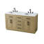 Meuble-lavabo double 60 po Ahner-2068009238