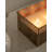 Robena Rectangle Unscented Candle with Metal Vessel