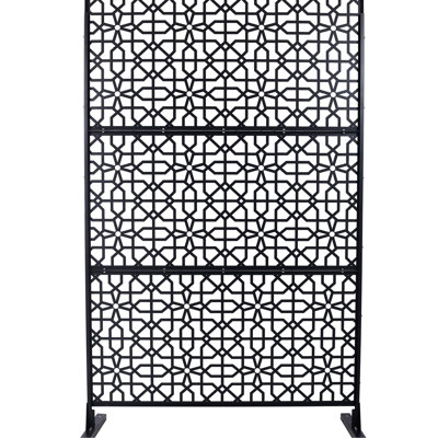 Écran d'intimité en métal de H 48 po de l 48 po - Créez des zones intimes dans les jardins et les terrasses de l 76 po H 48 po pour les décors extérieurs Option de décoration polyvalente