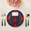 Christmas Tartan Red Cotton Sateen Dinner Napkins-84780351
