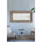 39X3.5X75" Full Length Rectangle Floor Mirror With Distressed Wood Frame