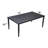 Outdoor Patio Aluminum 40"X70" Rectangle Dining Table With Tapered Feet & Umbrella Hole(Only Including Table)-913534848