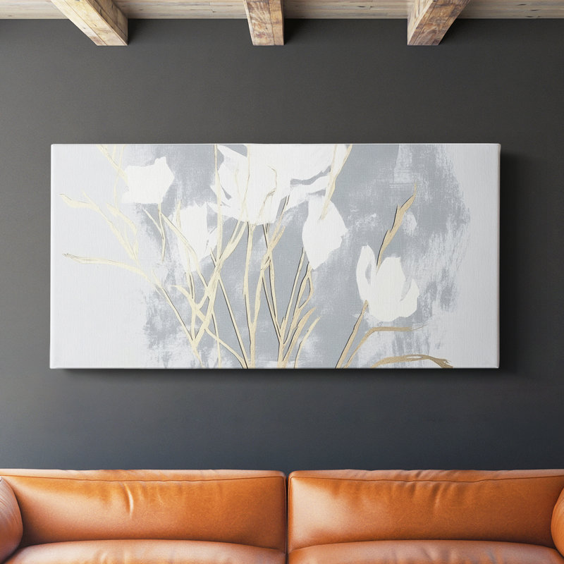 Toile tendue abstraite Seris 6 # Lxxxi-Gallery, H 16 po x l 32 po