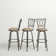 Basche Swivel Adjustable Height Bar Stool