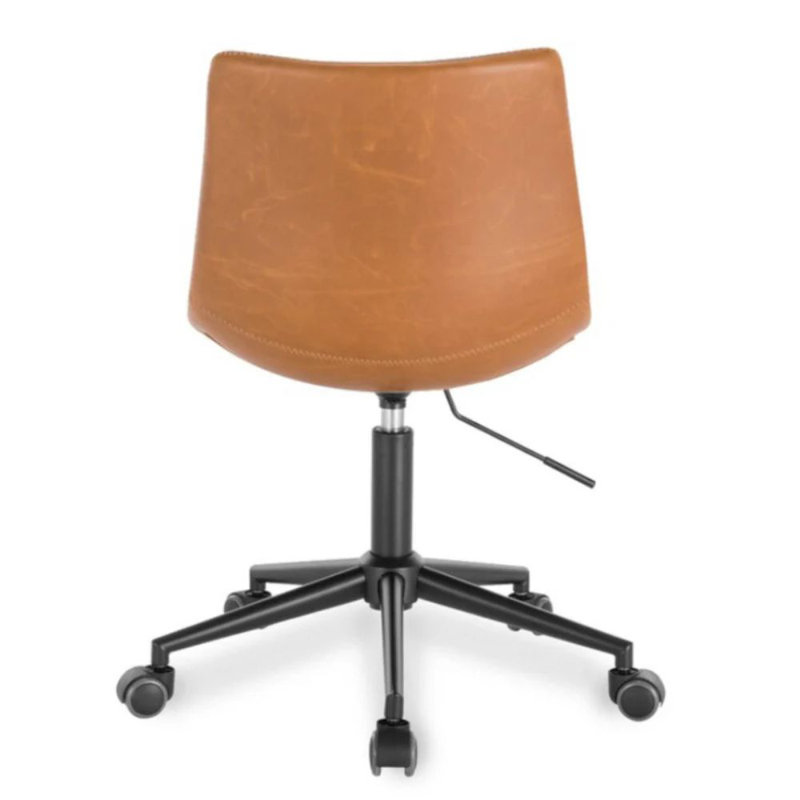 Chaise de bureau Pat, Marron