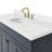 Abell 55'' Single Bathroom Vanity with White Quartz Top-94350673