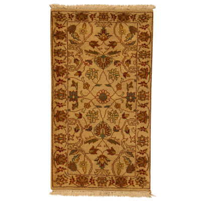 High-Quality Hand-Knotted BEIGE / BEIGE Area Rug