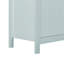Buffet Wave Design - 3 tablettes réglables, 3 tiroirs et portes à fermeture douce, console de rangement à poignée en métal pour bureau, couloir, salon (3 couleurs)