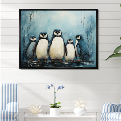 " Minimalims Penguins Parade "