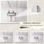 Armoire à pharmacie 3630 pouces à DEL - avec miroir, lumières, gradateur, temps et température, 2 prises de courant, double porte, couleur argent, thermolaqué, montage en surface, armoire à lumières miroir de conception américaine