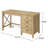 Chelon Solid Wood Writing Desk-617030530