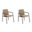 Stacking Metal Patio Dining Armchair-27527149-27527148