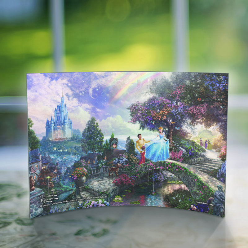Reproduction d'acrylique incurvée incarnée par Disney