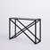 Calix Glass Top Console Table