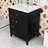 24-Inch Bathroom Vanity with Ceramic Sink, Adjustable Shelves and 4 Drawers-31395777
