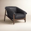 Arista Top Grain Leather Armchair
