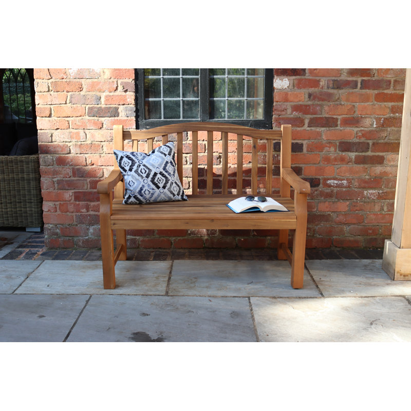 Solid Wood Teak Outdoor Bench