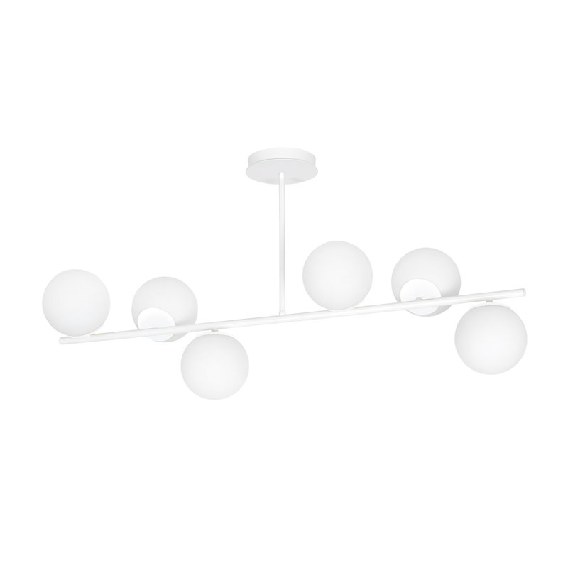 Gaen 6 - Light  Kitchen Island, White