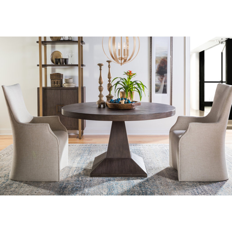 Cohesion Chronicle Round Dining Table, Antico