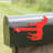 Metal Horse Mailbox Flag,Decorative Mailbox Replacement Flag For All Other Surface Rust Resistant Mailbox Flag(Mounting Hardware NOT Included)10.5In L X 7In W,Red