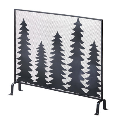 Trees Fireplace Screen