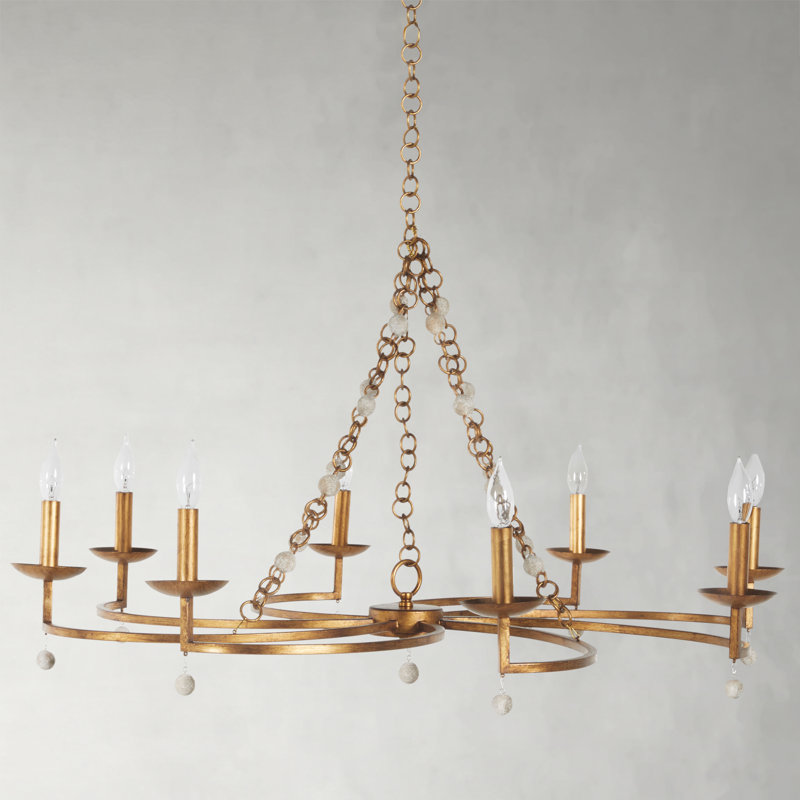 Carrie 8 - Light Candle Style Classic / Traditional Chandelier