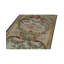 Hand-Knotted High-Quality Green and Brown Area Rug