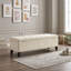 Banc de rangement capitonné avec couvercle à charnières à fermeture en douceur, idéal pour une chambre, une entrée ou un salon.-1284386810