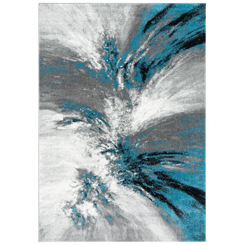 Donnovan Performance Abstract Rug, Rectangle 8' x 10'
